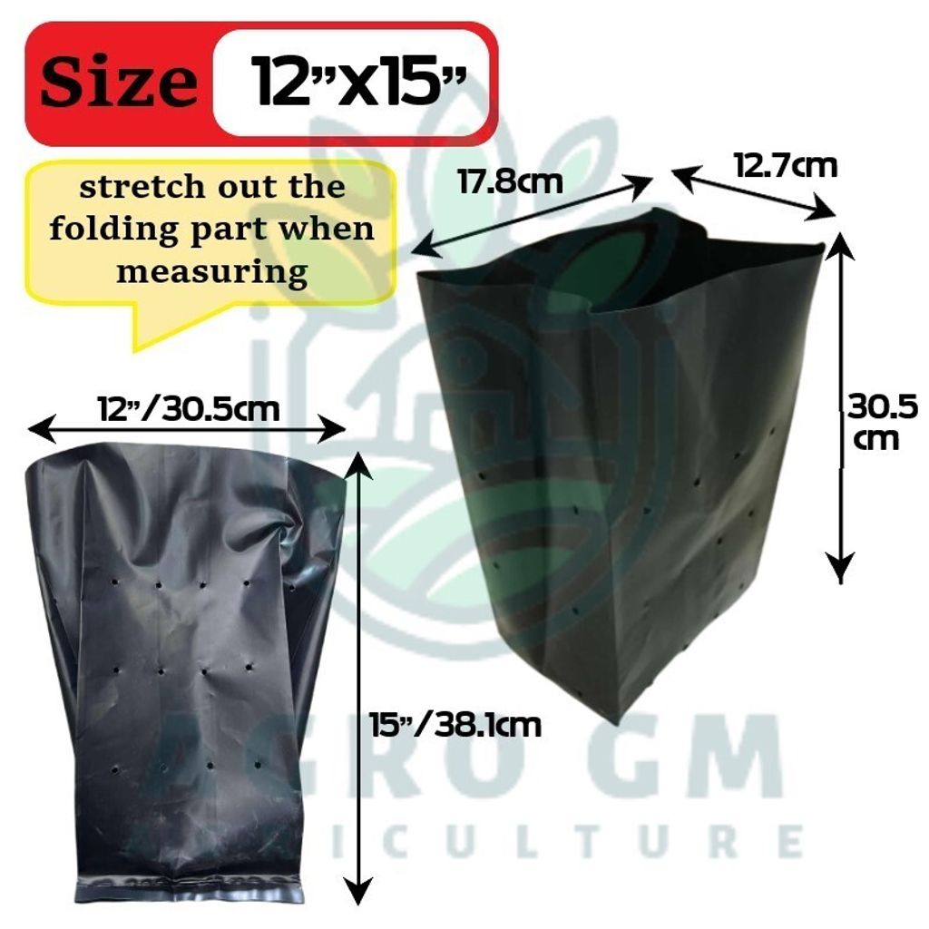 12x15polybag size template
