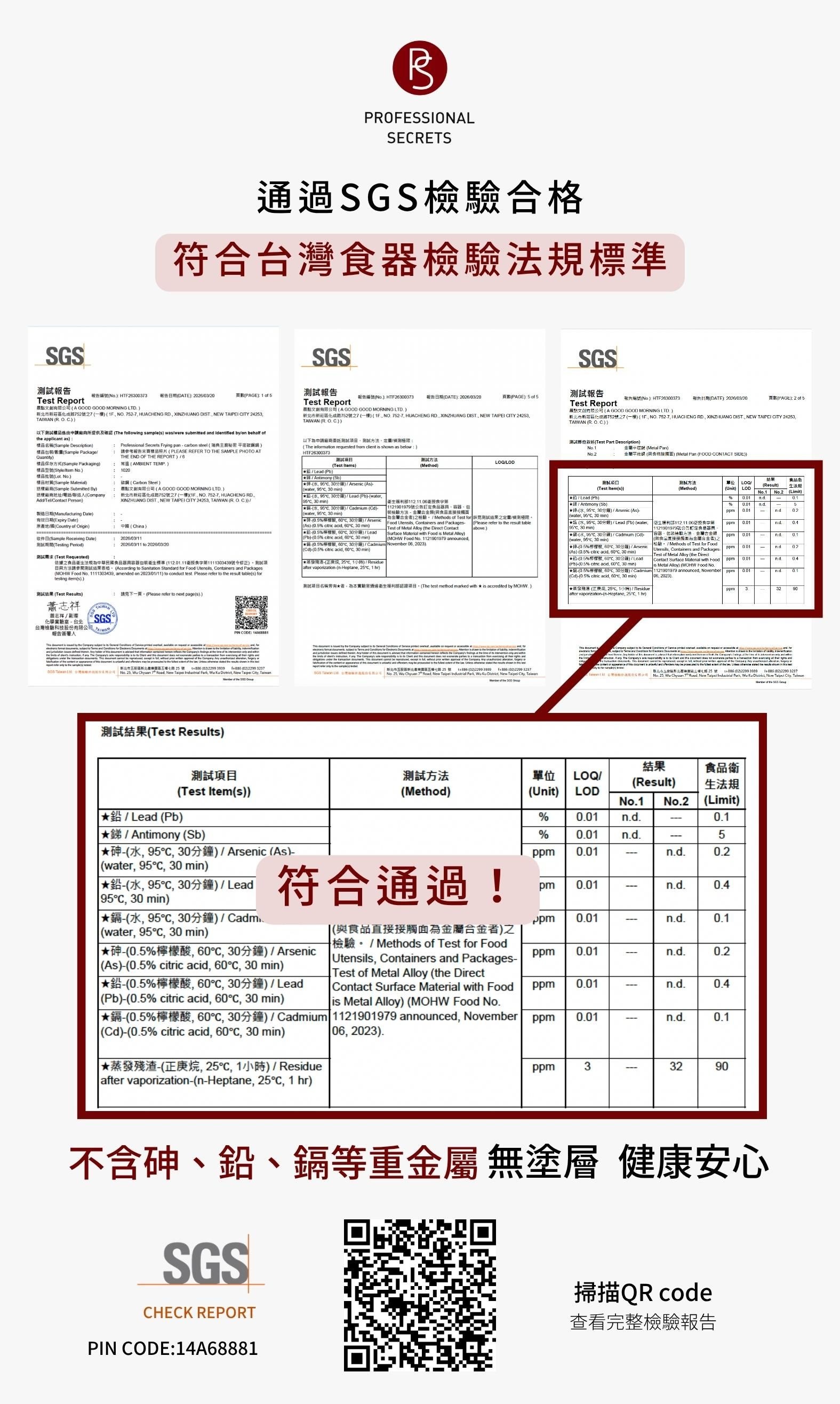 碳鋼鍋SGS