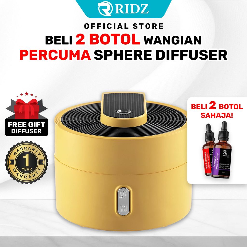 1 Cover - Sphere Diffuser - Yellow-min