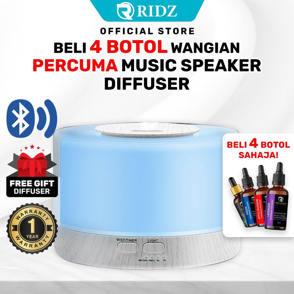 1. Cover - Music Speaker Diffuser - White Wood-min