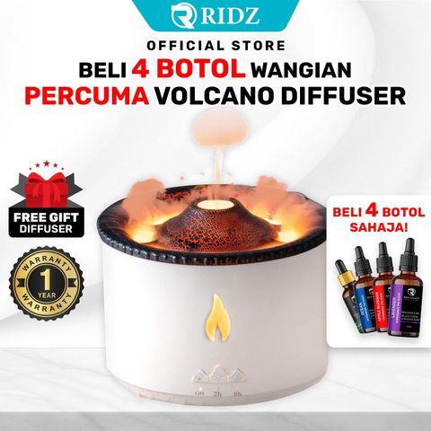 1 -Cover - Volcano Diffuser - White-min