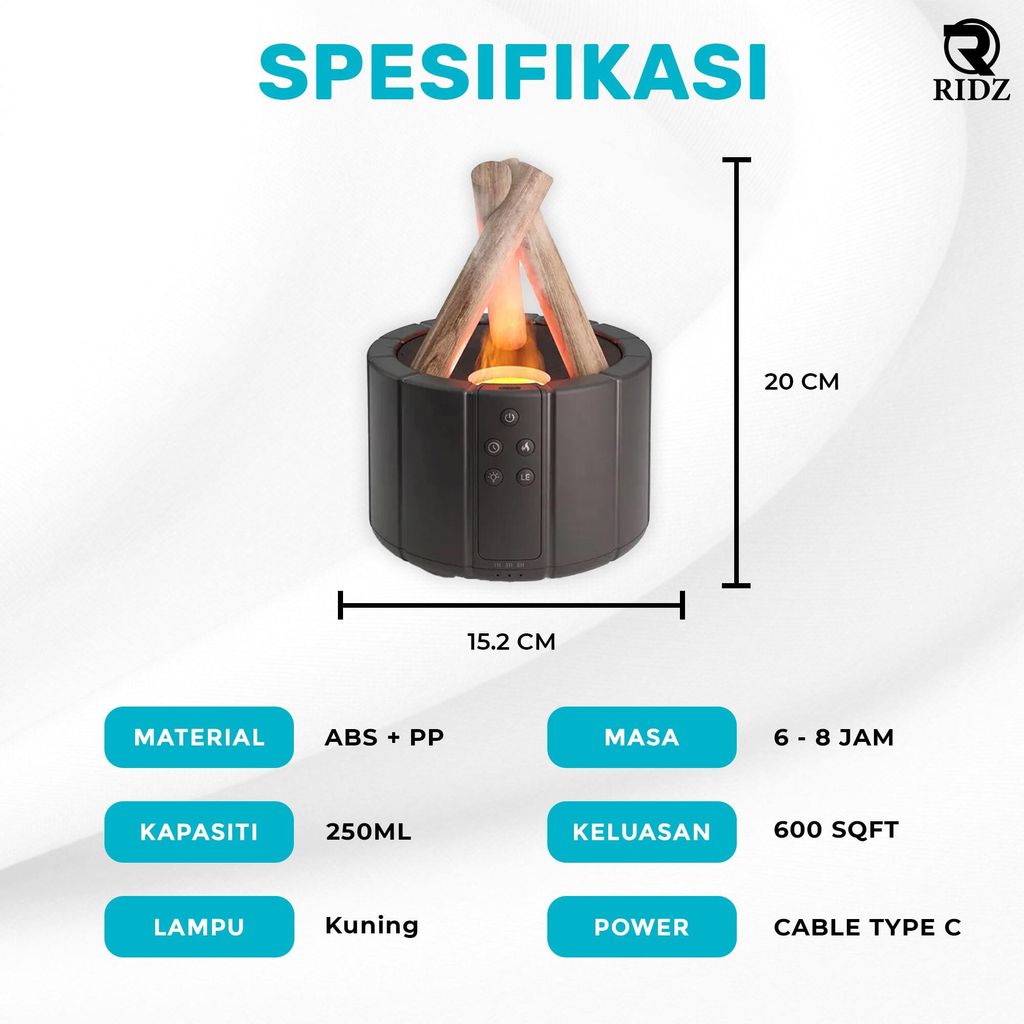 9. Spect Bone Fire Diffuser - Black-min