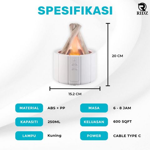 9. Spect Bone Fire Diffuser - White-min