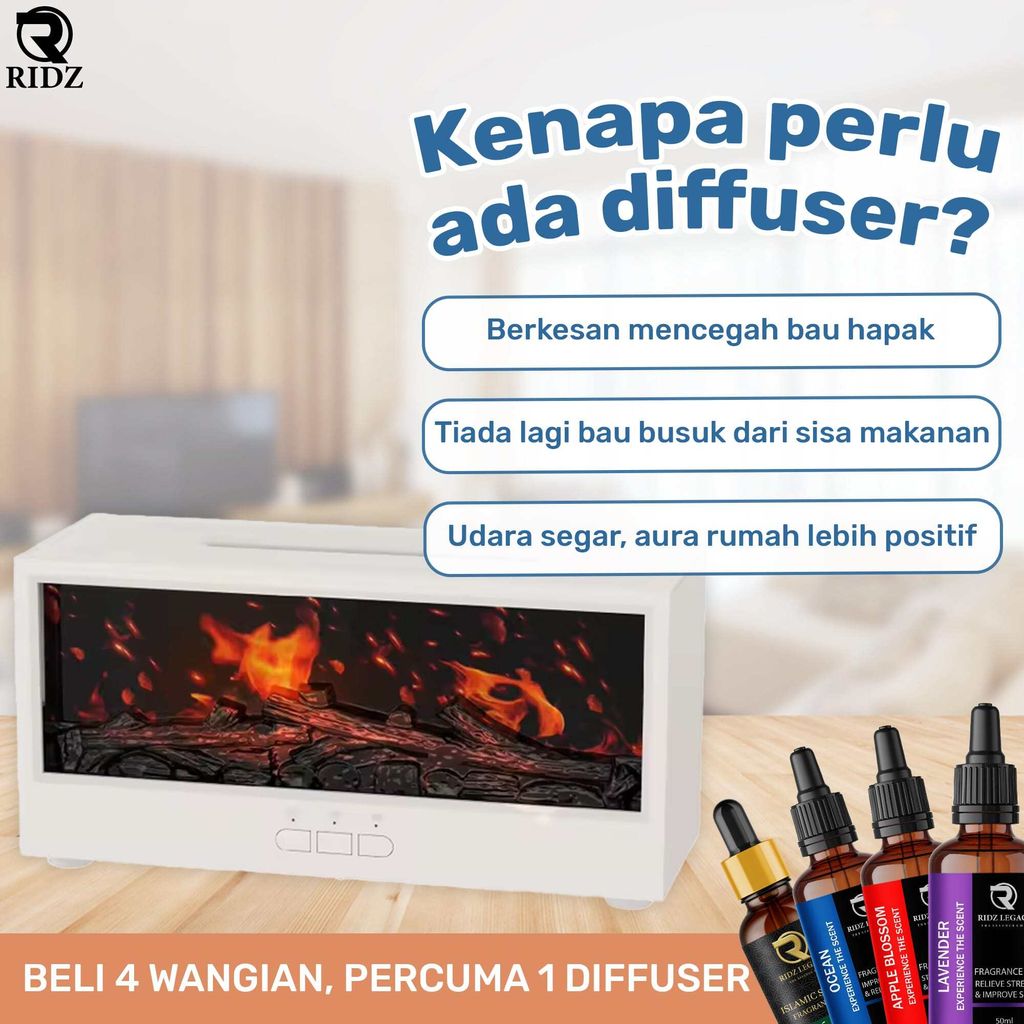 4. F.A.B Fireplace Diffuser - White-min