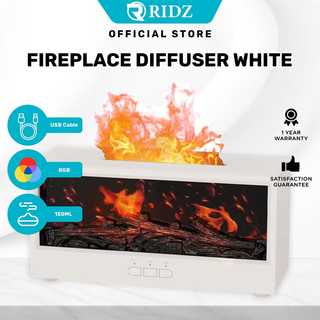 1. Fireplace Diffuser - White-min