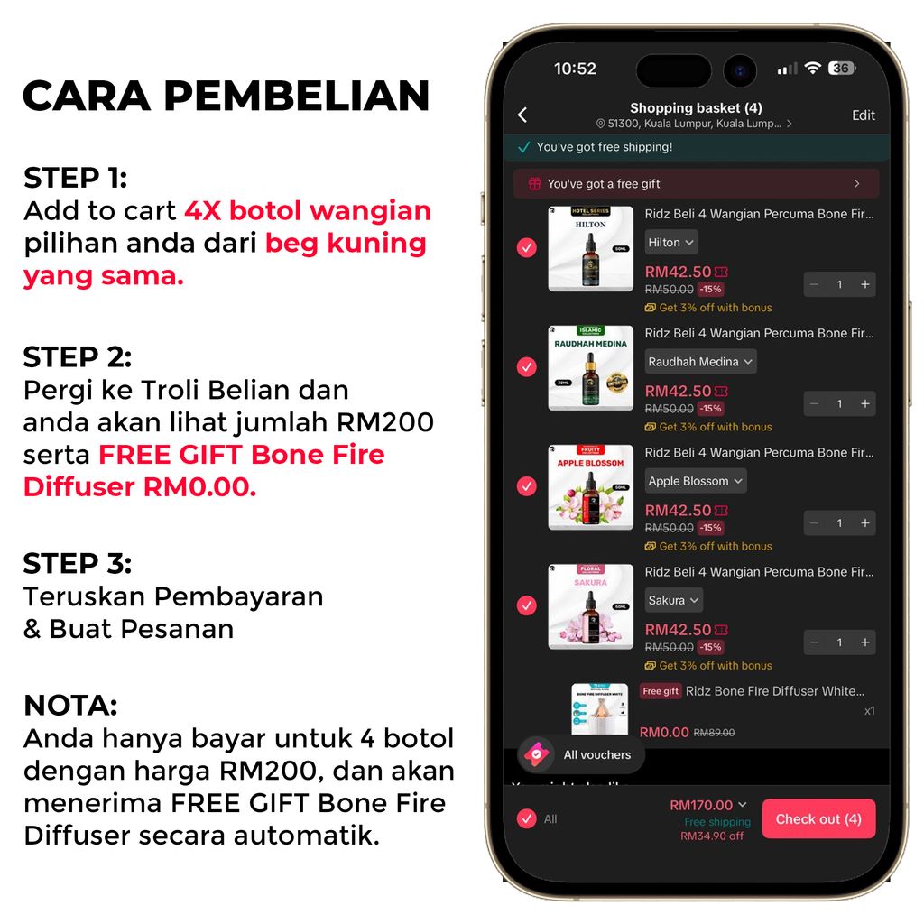 How To Order - Bone Fire Diffuser - White