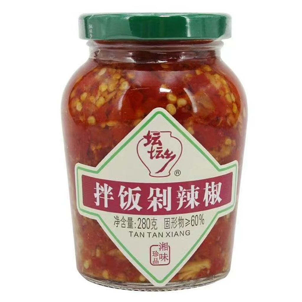 坛坛乡280g拌饭剁辣椒 12瓶（整箱）