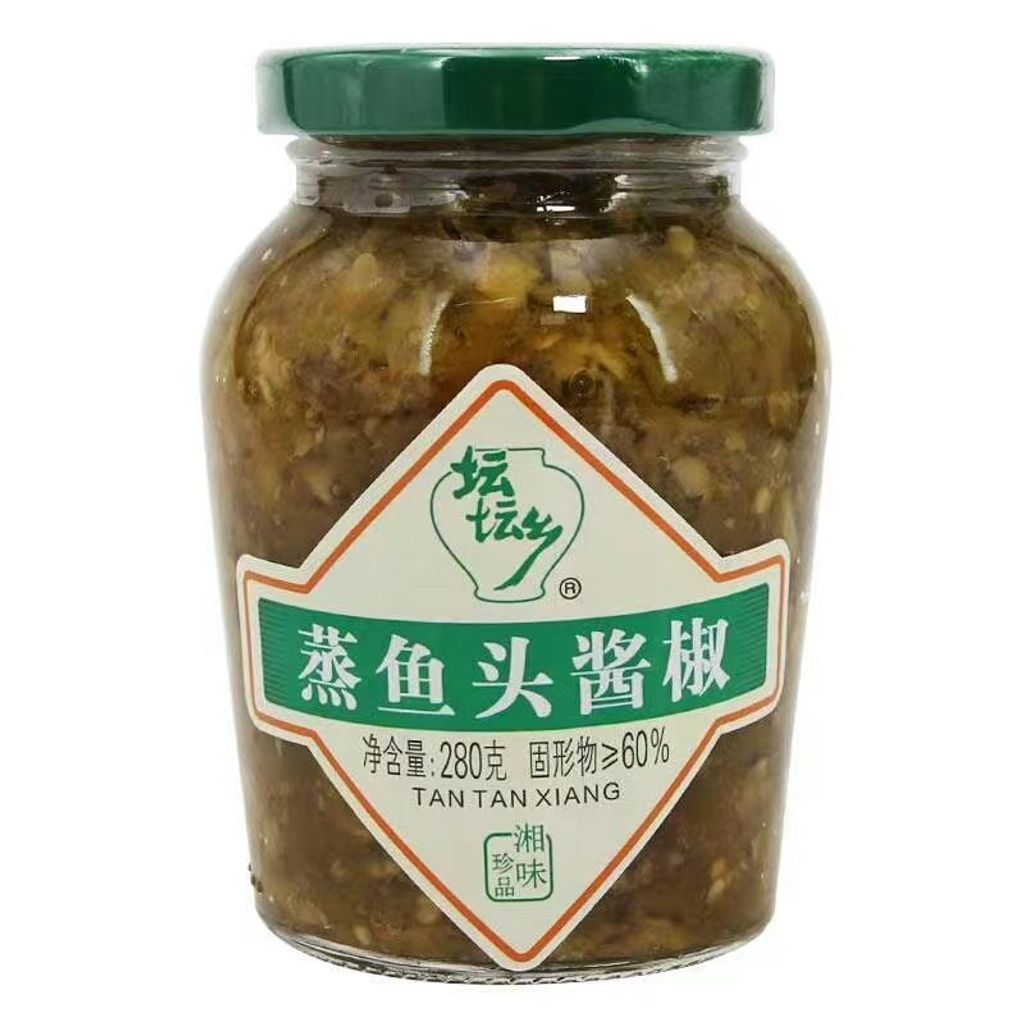 坛坛乡280g蒸鱼头酱椒 12瓶（整箱）
