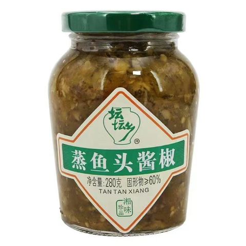 坛坛乡280g蒸鱼头酱椒 12瓶（整箱）