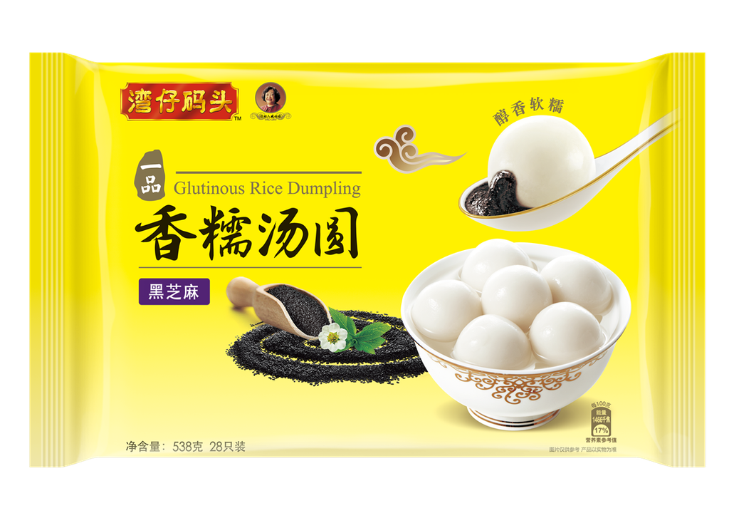 538g一品香糯黑芝麻汤圆效果图