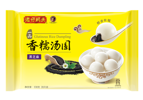 538g一品香糯黑芝麻汤圆效果图