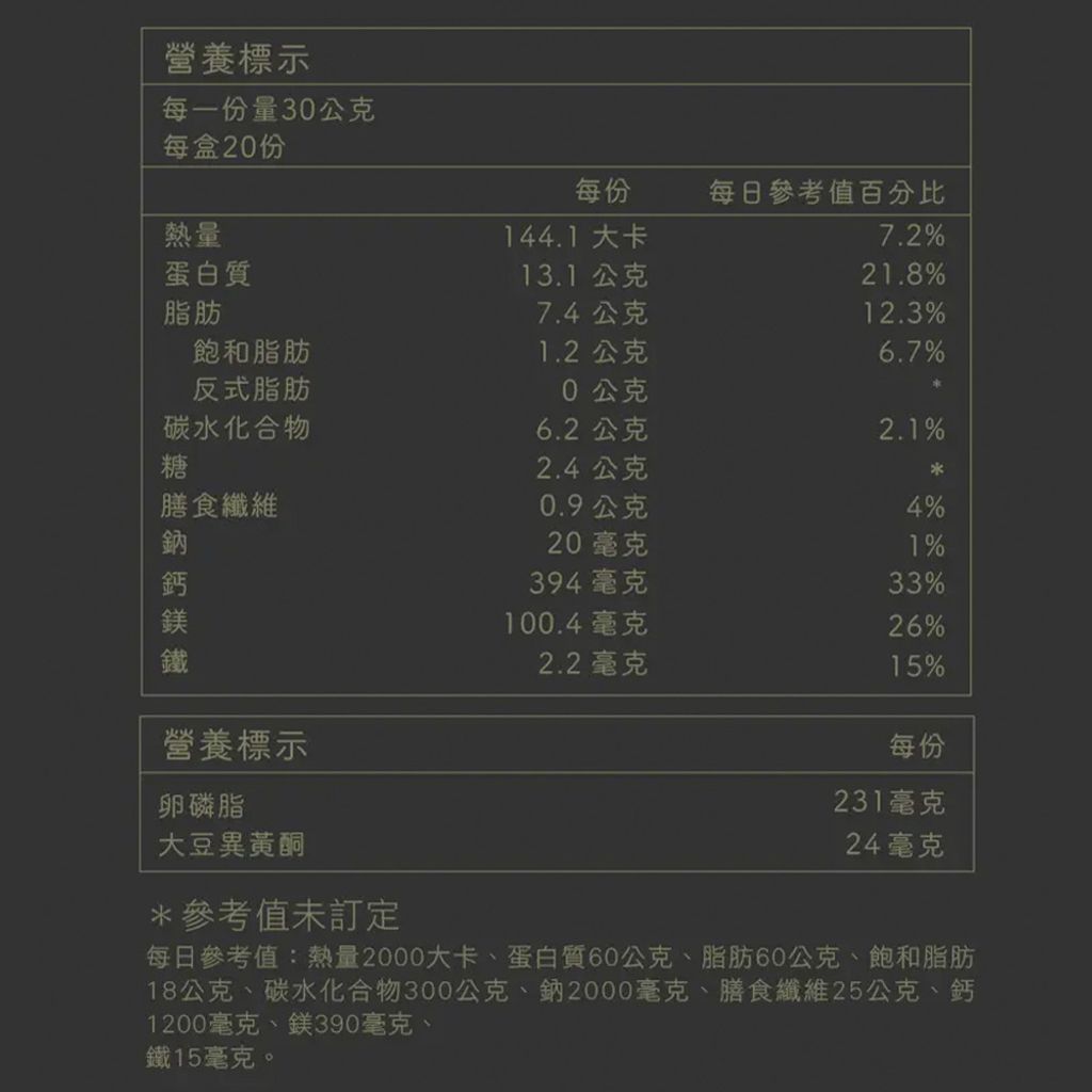 黑豆樂-標示