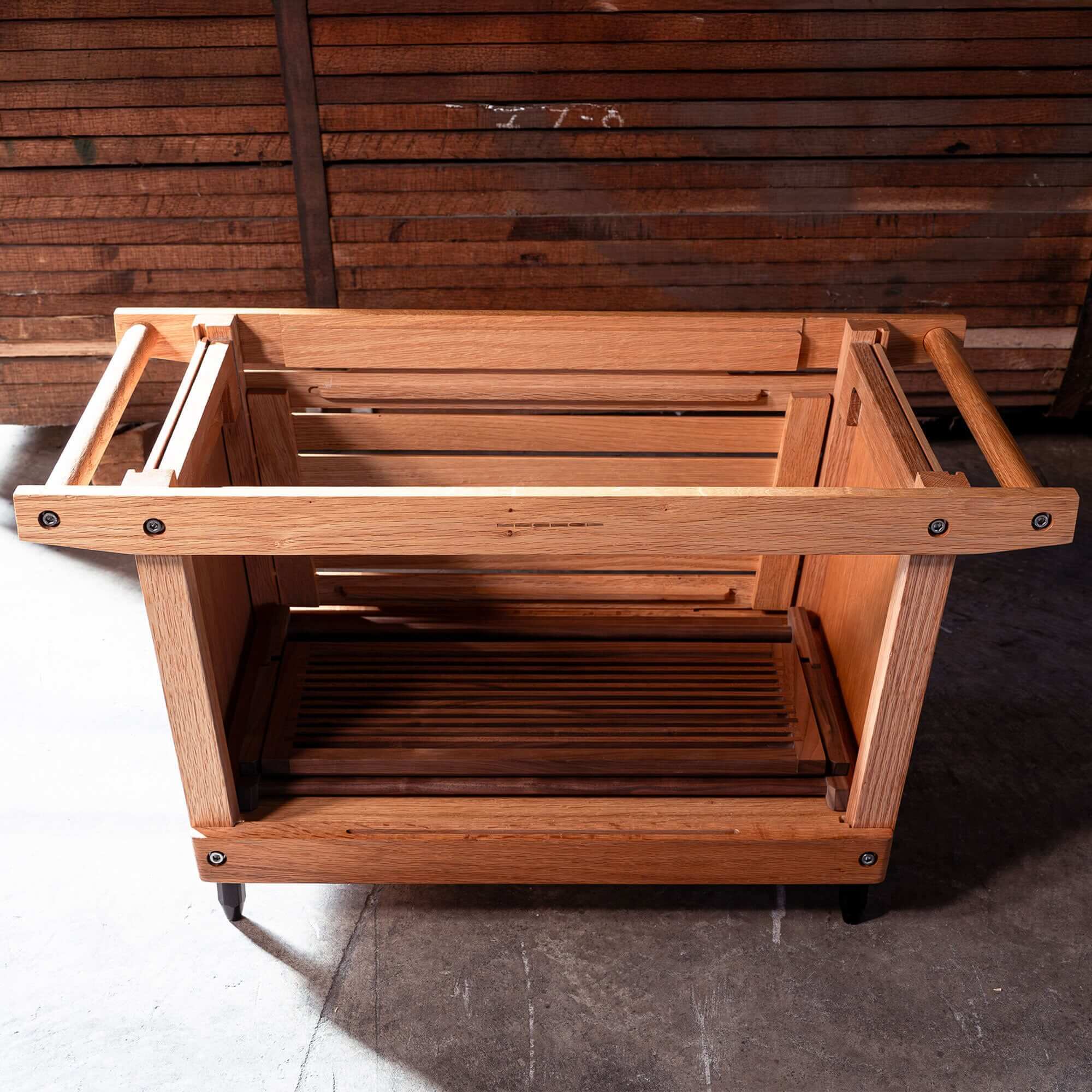 Folding Mini Rack Walnut 4