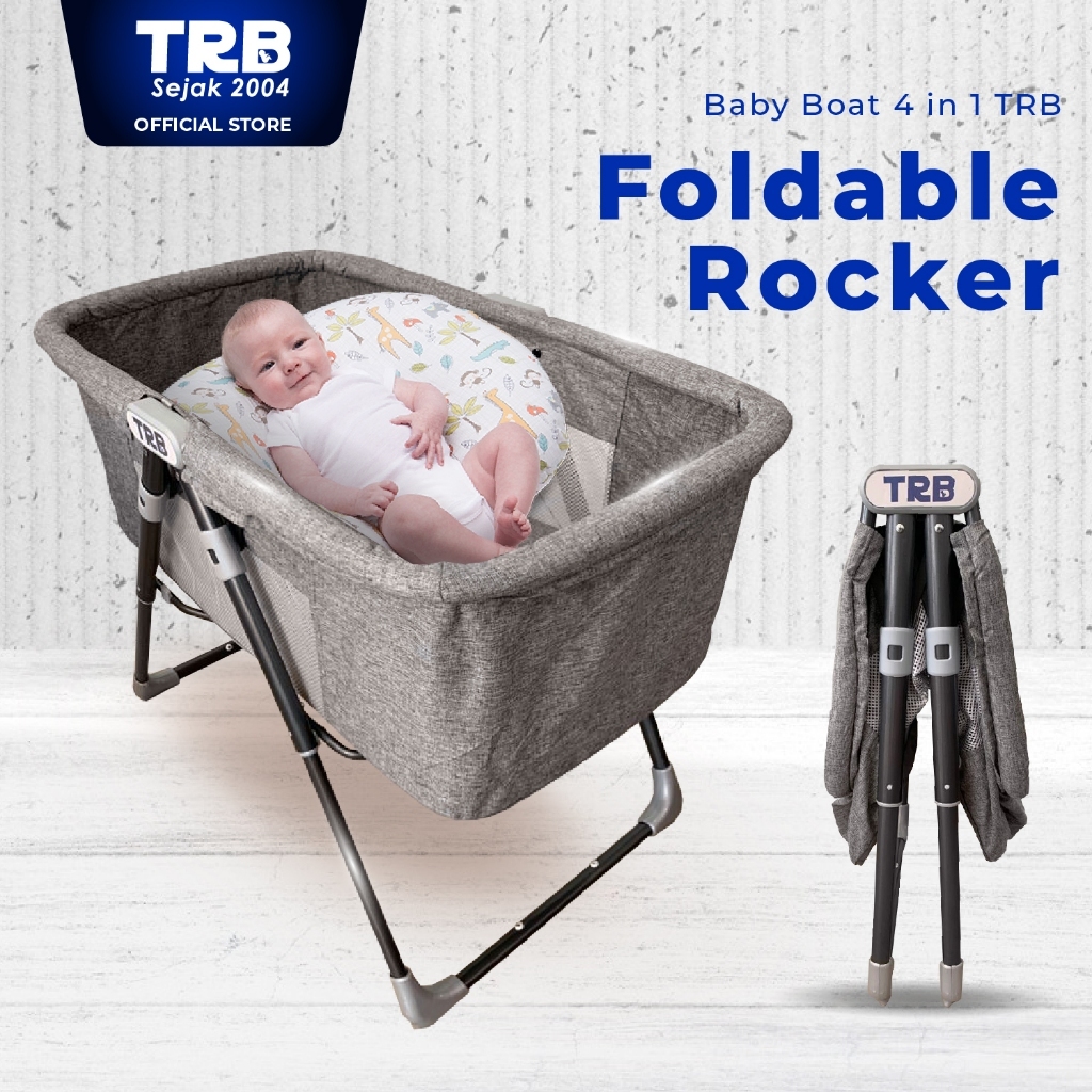 BABY BOAT 4 in 1 Foldable Rocker Baby Bed TRB MARKETING SDN. BHD