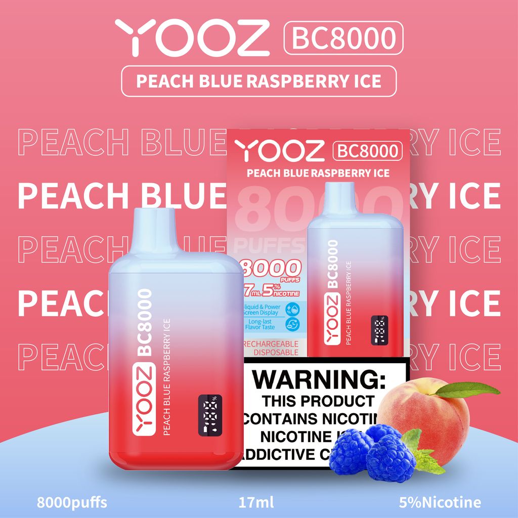 Peach Blue Raspberry Ice