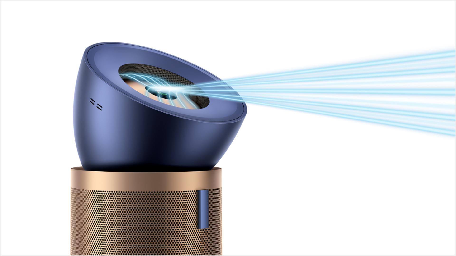 The Dyson Purifier Big+Quiet Formaldehyde's airflow.