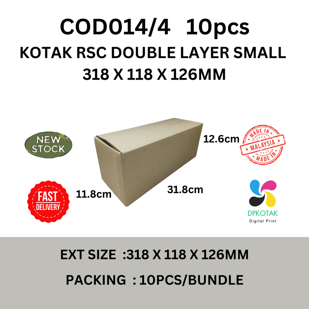 COD014.4PCS10-KOTAK-RSC-SMALL-318X118X126MM 1