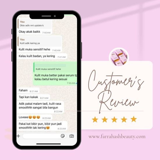 Customer's Review | FARRAHASHBEAUTY