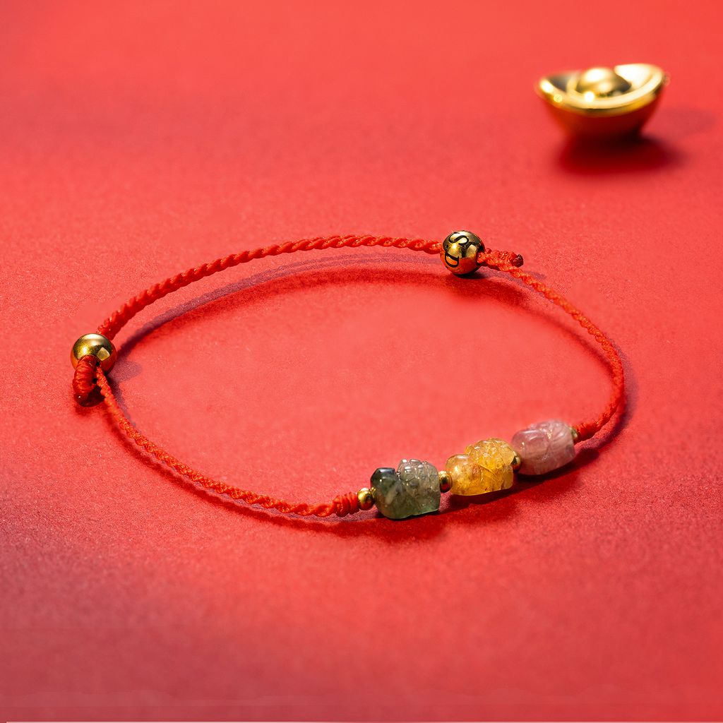 D25007-碧璽貔貅蠟線手環_產品照-03