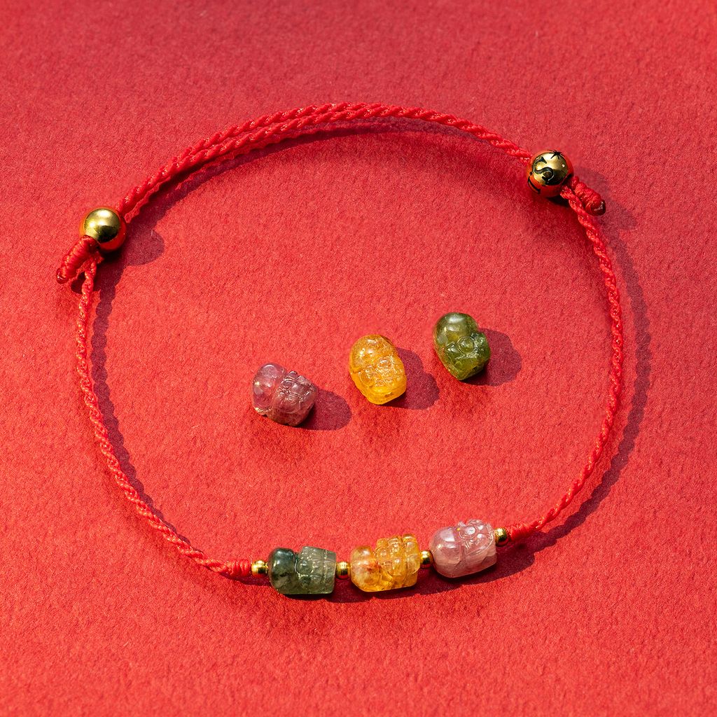 D25007-碧璽貔貅蠟線手環_產品照-05