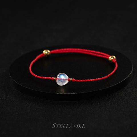 D25009-月愛｜月光石蠟線手環_產品照-01