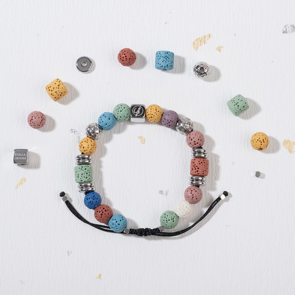 D25001-彩火山石編織手繩_多巴胺+莫蘭迪_產品照-04