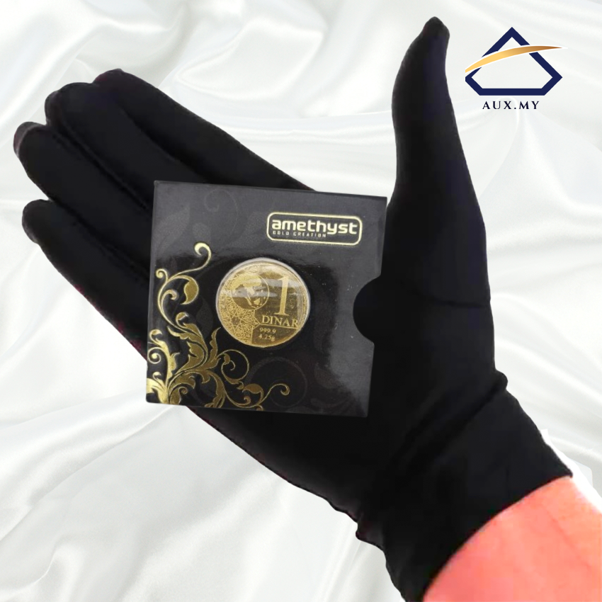 1 din amethyst glove