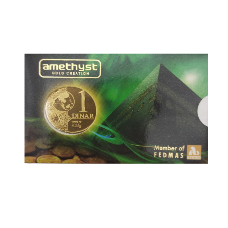 1 din amethyst hijau front