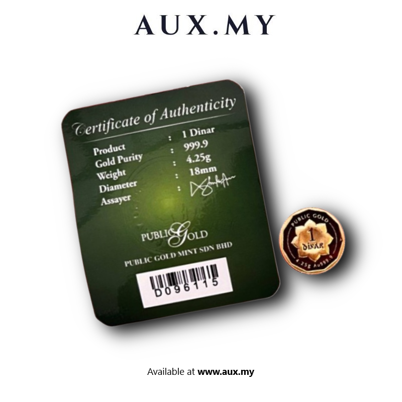 1 dinar pg capsule front