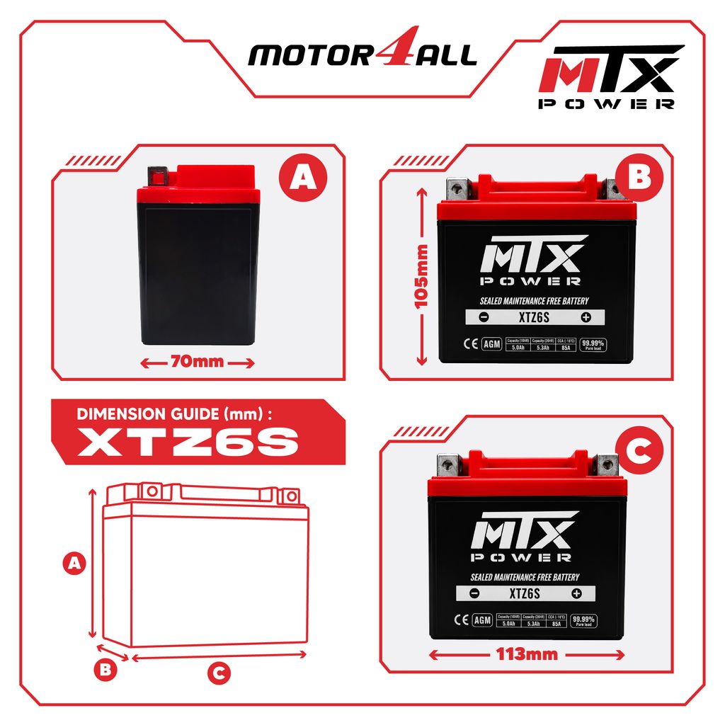 (MOTOR4ALL) XTZ6S-07