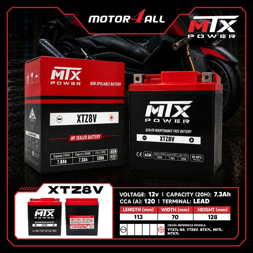 (MOTOR4ALL) XTZ8V-06
