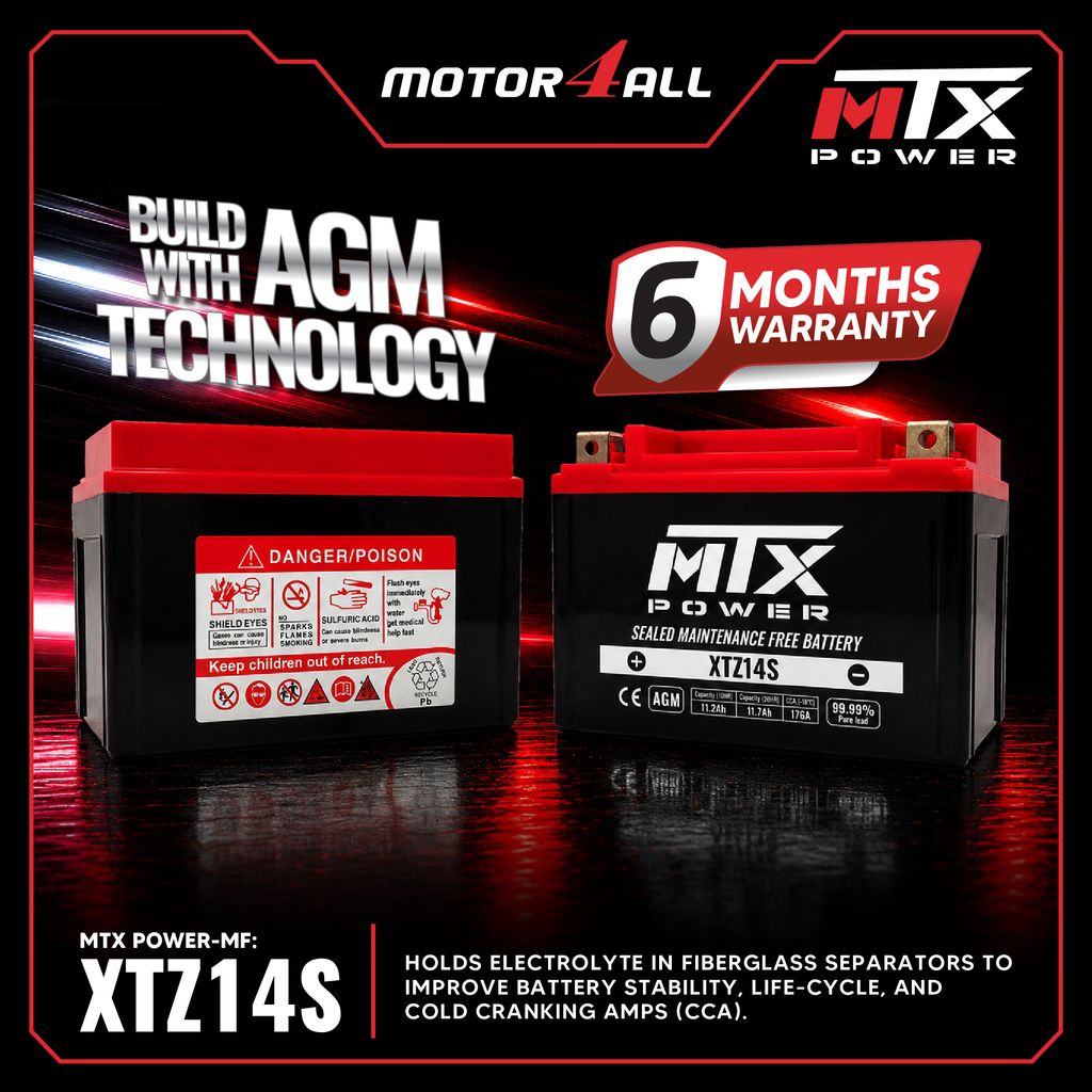 (MOTOR4ALL) XTZ14S-02