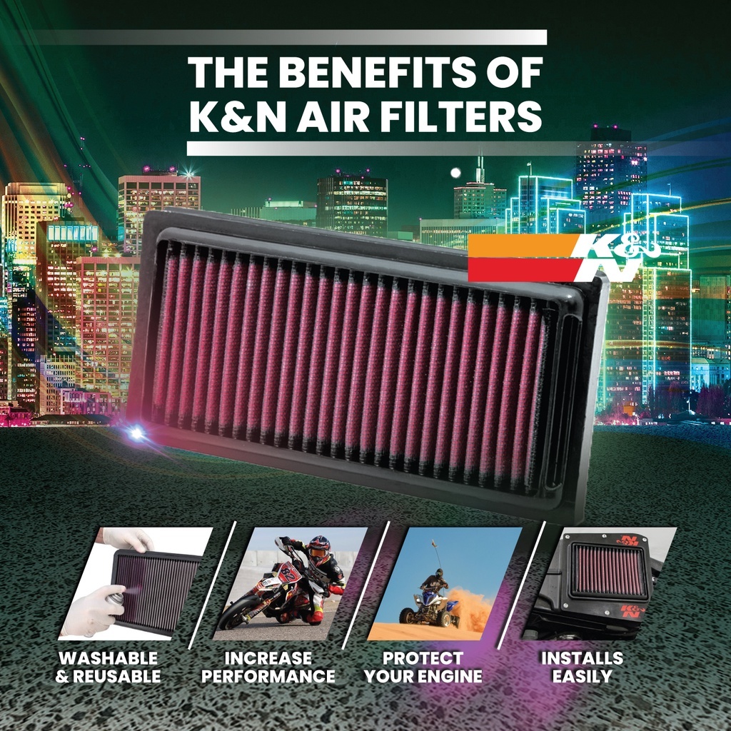 CLEARANCE K&N-KA-1008-Replacement Air Filter for Kawasaki CLEARANCE K&N-KA-1008-Replacement Air Filter for Kawasaki