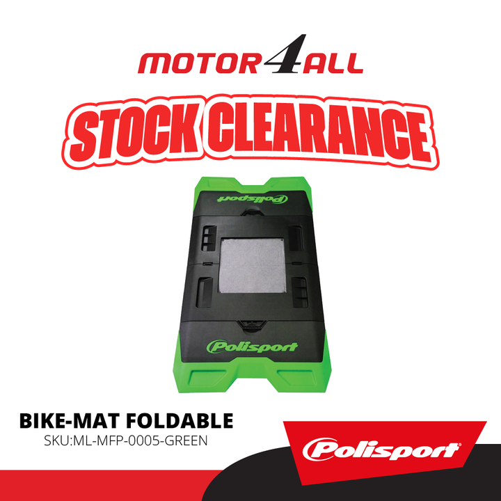 BIKE-MAT FOLDABLE GREEN