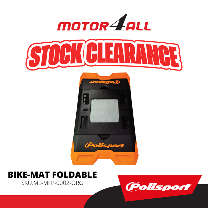 BIKE-MAT FOLDABLE ORANGE