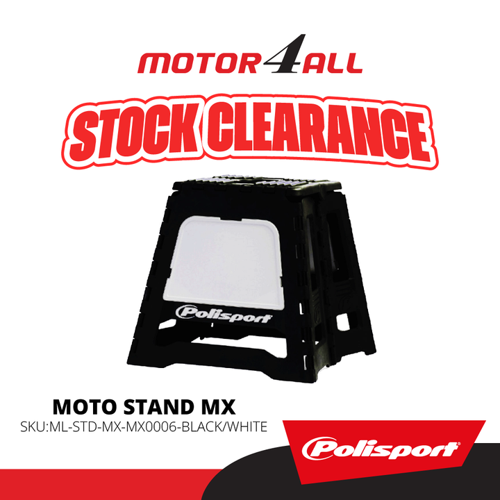 MOTO STAND MX WHITE BLACK