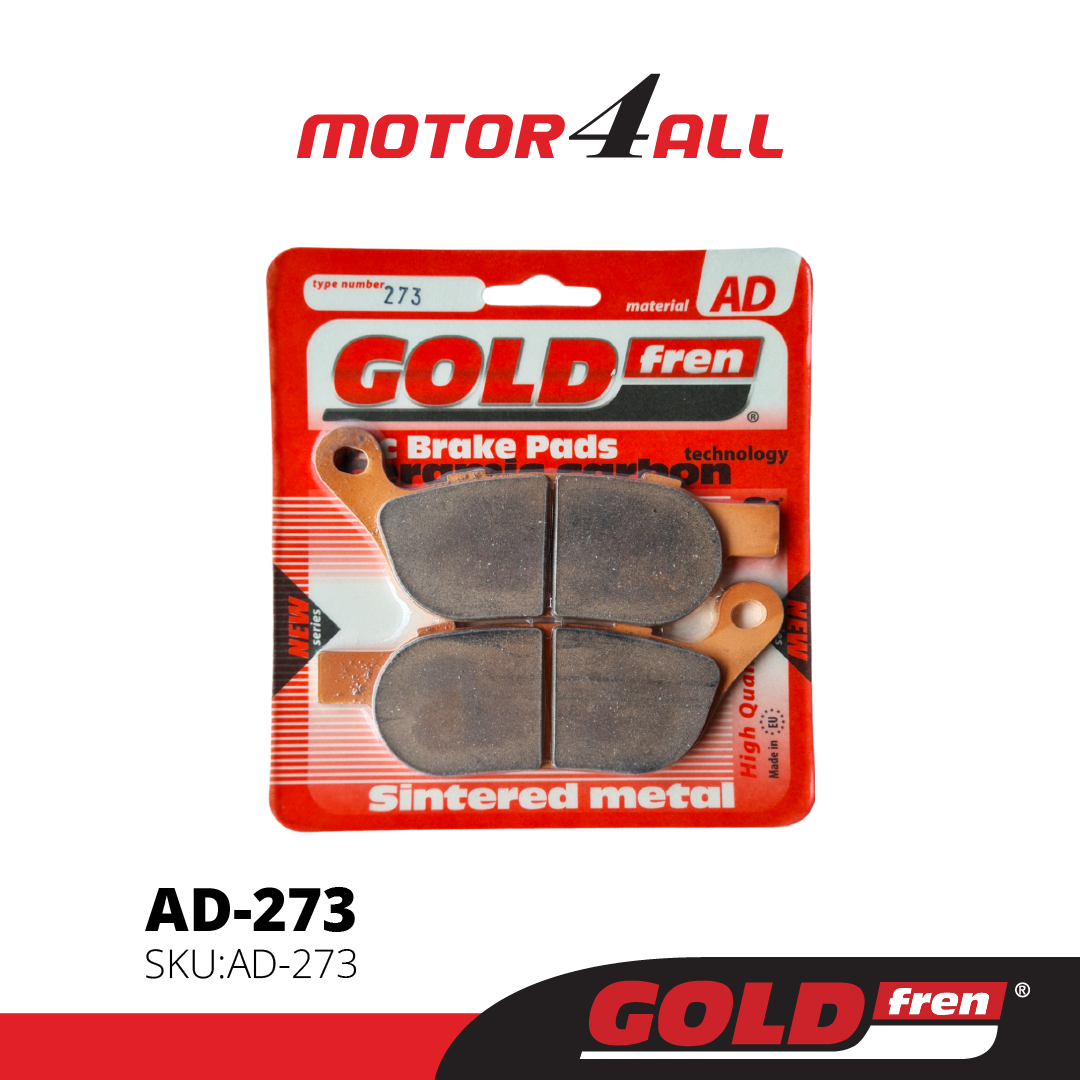 GOLDFREN MOTORCYCLE BRAKE PAD 273 - AD – Motor4all