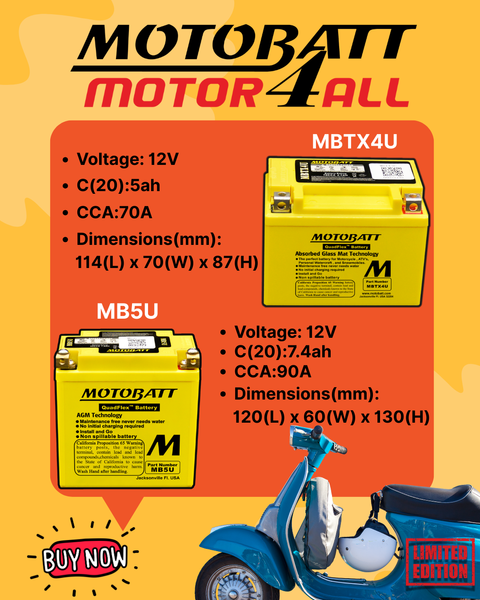 Motor4all MBTX4U & MB5U