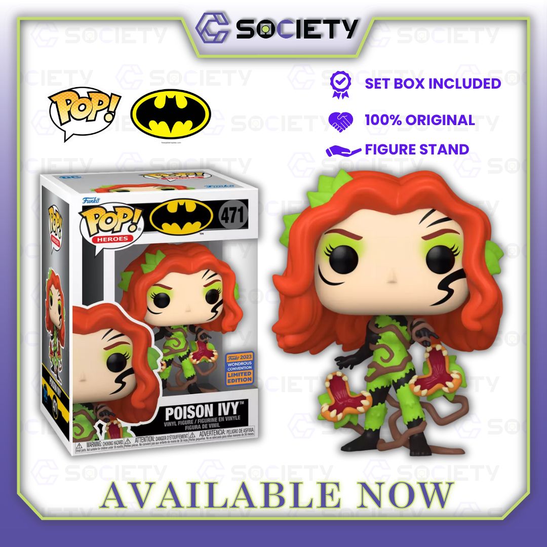 Funko POP! Batman #471 Poison Ivy With Vines - 2023 WonderCon (WC23) Limited Edi