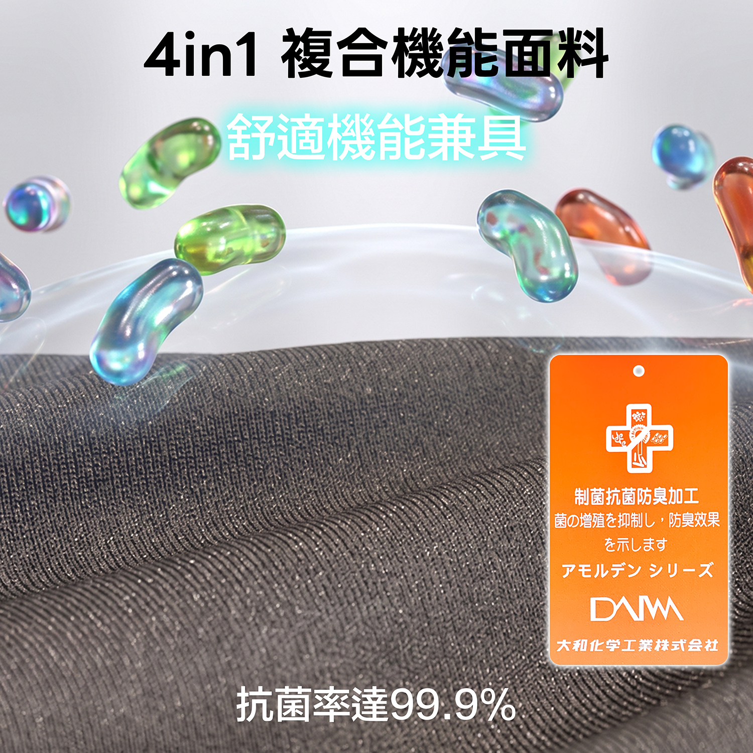 髕骨帶_4in1 抗菌除臭加工