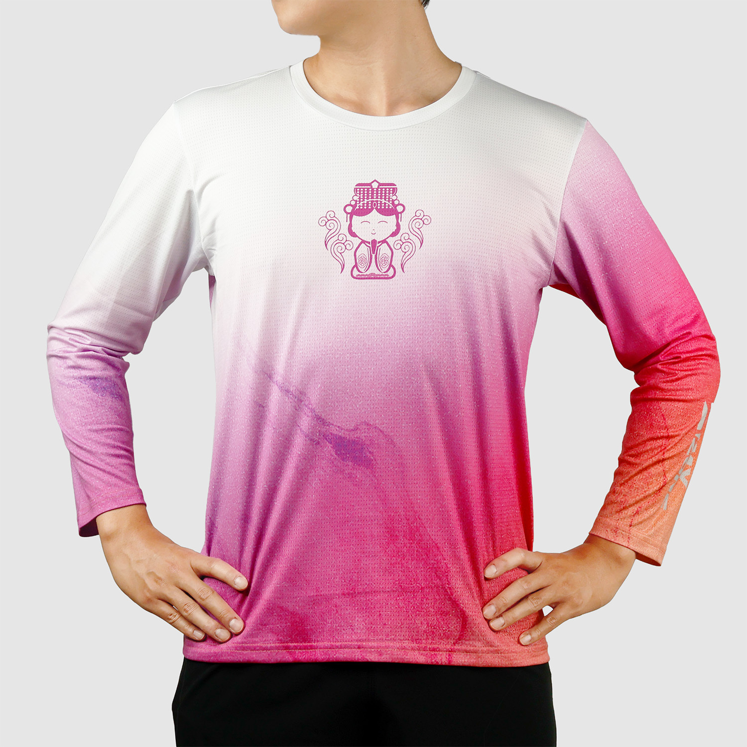 男_進香系列_粉紅超跑_實穿圖_正面