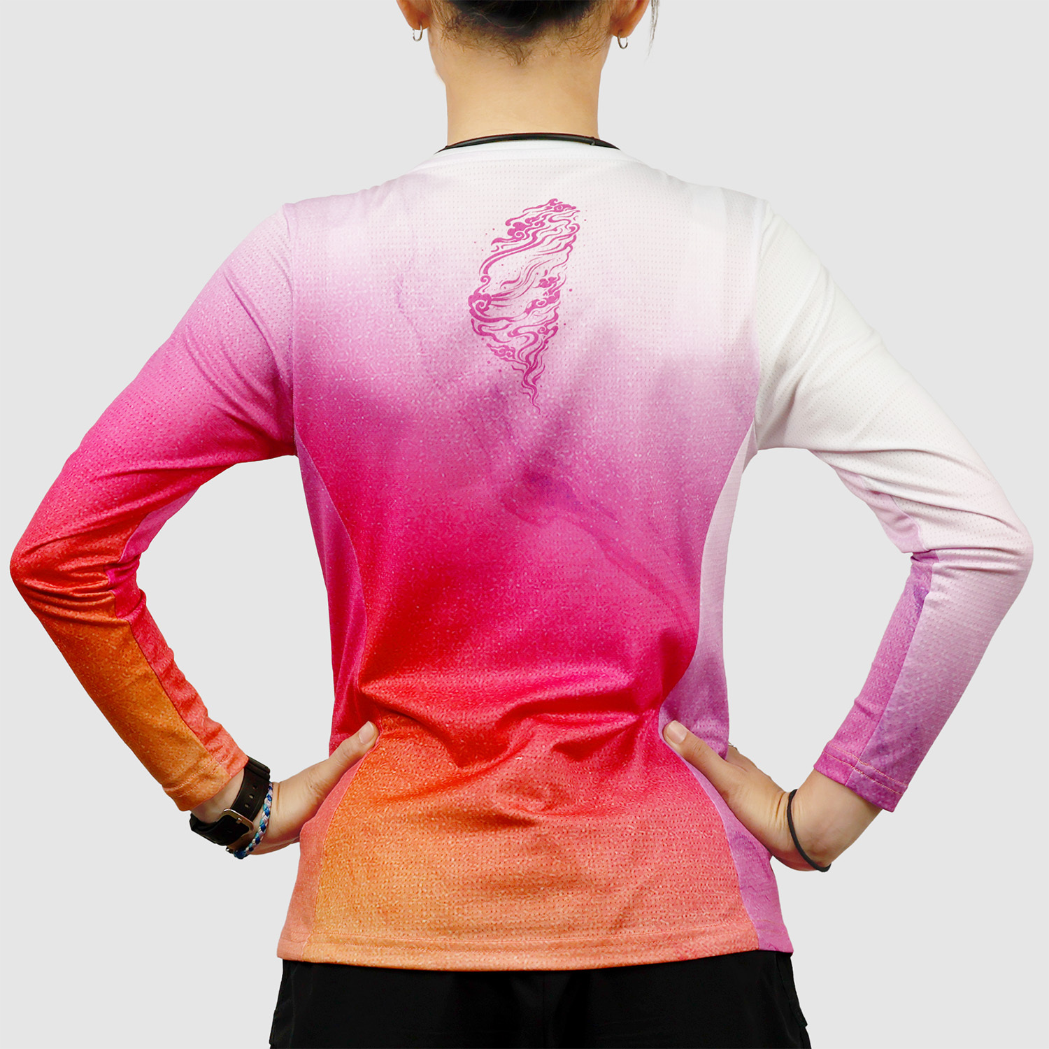 女_進香系列_粉紅超跑_實穿圖_背面