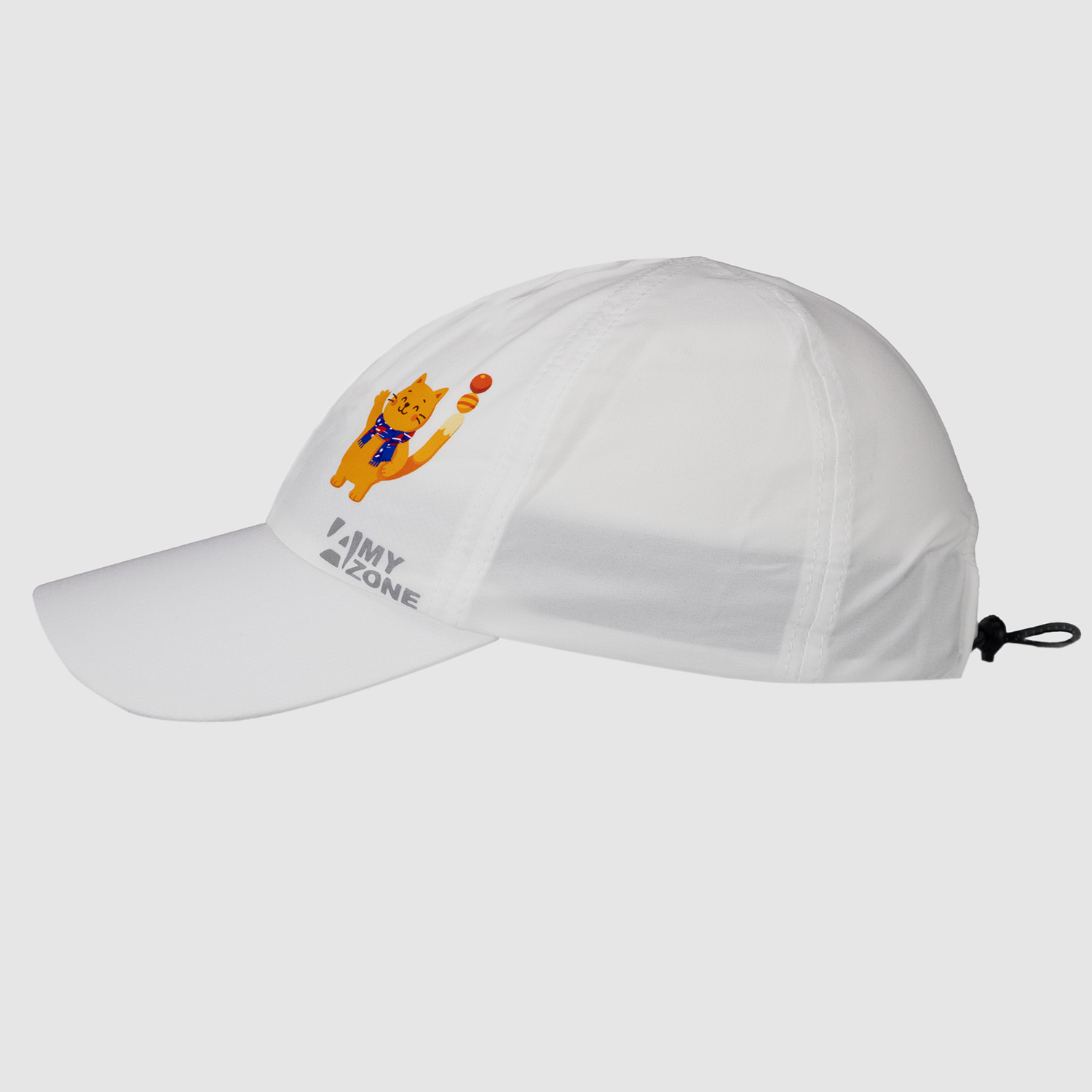 民雄馬_AeroFit_Cap_白正側面