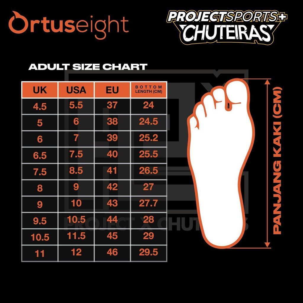 1 A SIZE CHART