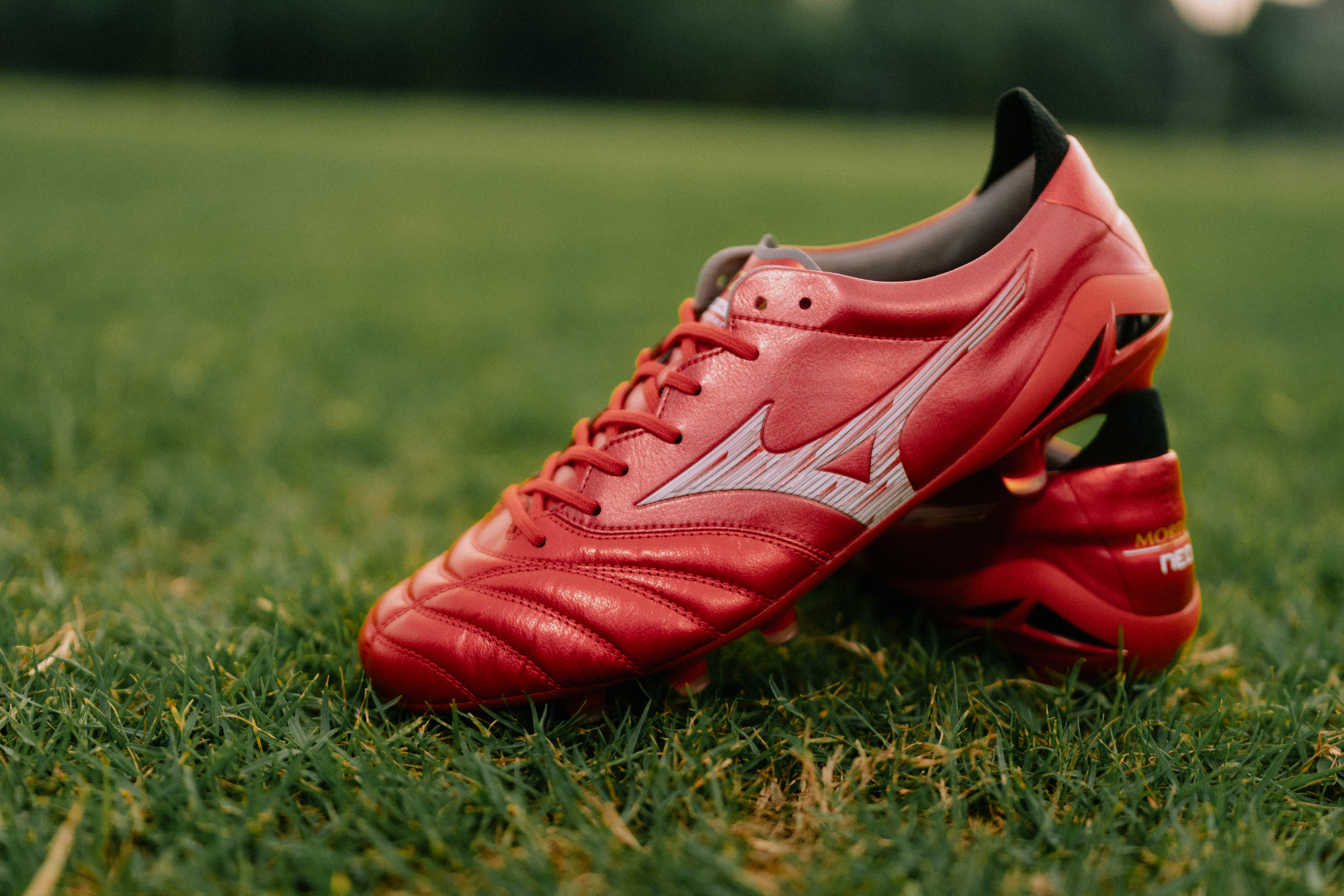 MIZUNO MORELIA NEO IV 🇯🇵 Japan 'Morelia 40th Red/White/Black