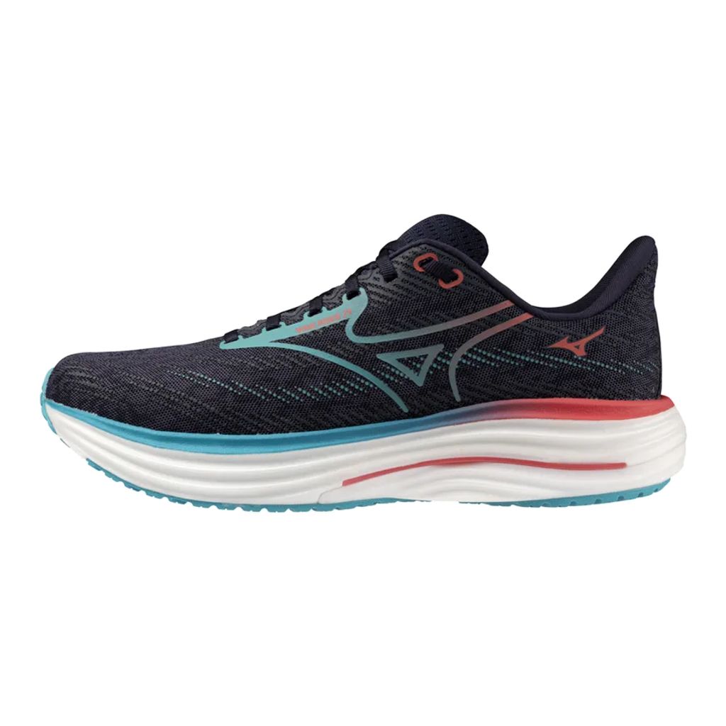 Mizuno Wave RIder 29 2E - Odyssey Gray:Capri Breeze:Caly 2