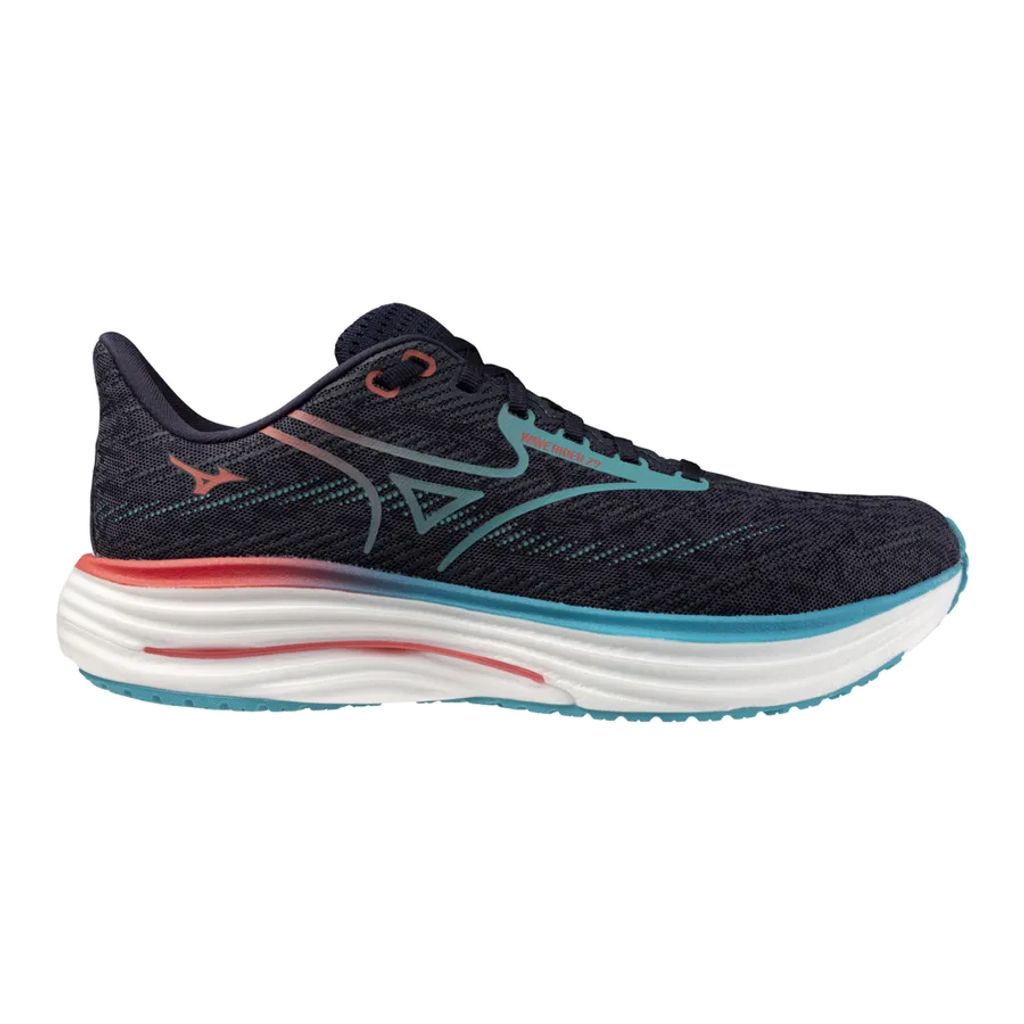 Mizuno Wave RIder 29 2E - Odyssey Gray:Capri Breeze:Caly 1