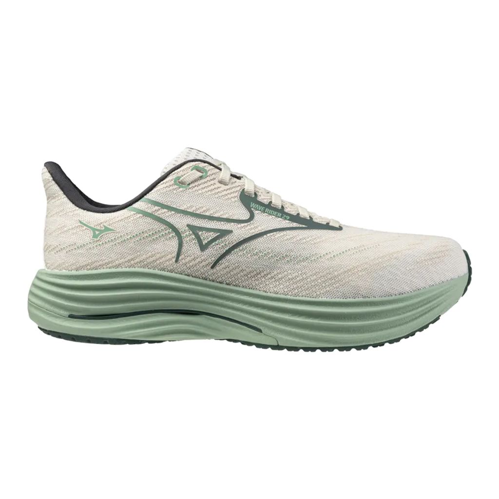 Mizuno Wave Rider 29 2E - White:Bistro Green:Creme de Me 1