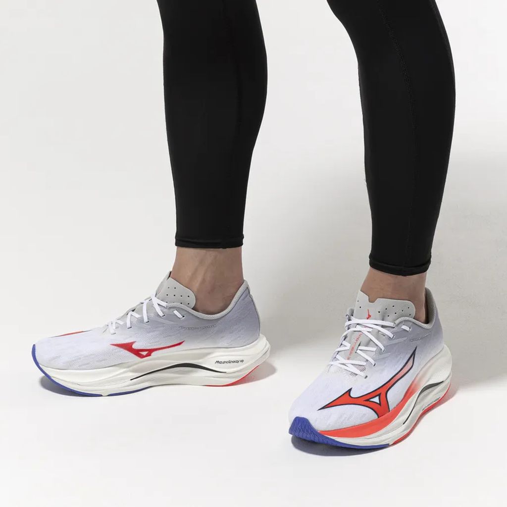 Mizuno Rebellion Flash 3 - White:Fiery Coral 2:Iris Bloom 6