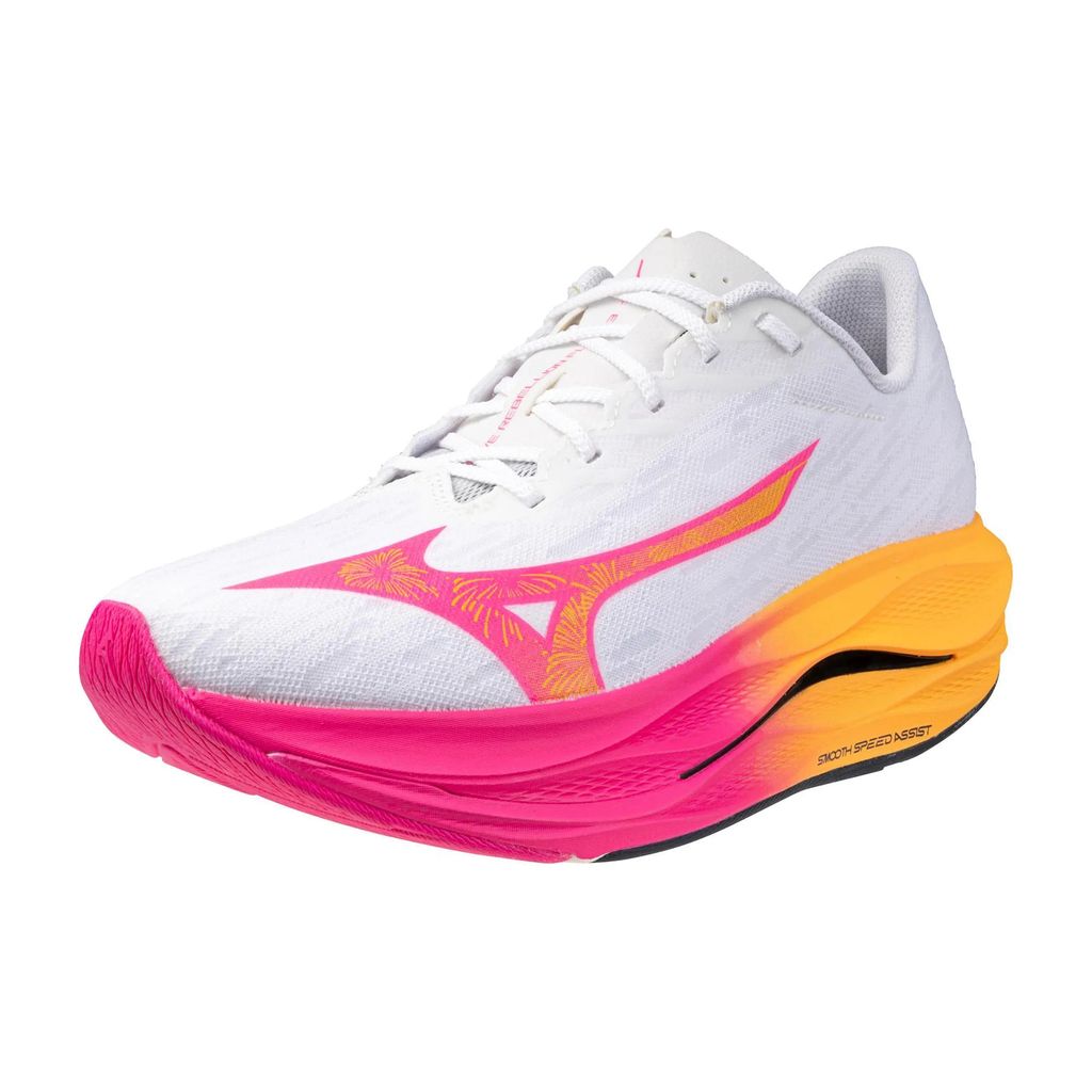Mizuno Rebelion Flash 3 - White: Pink : Tentra 2